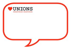 Union speech bubble