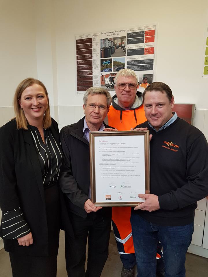GMBSERCO, Zero Harm programme launched GMB S85 Sandwell Community