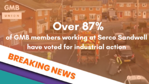 Serco workers in Sandwell vote to take industrial action