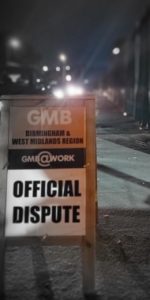 GMB Official Dispute sign